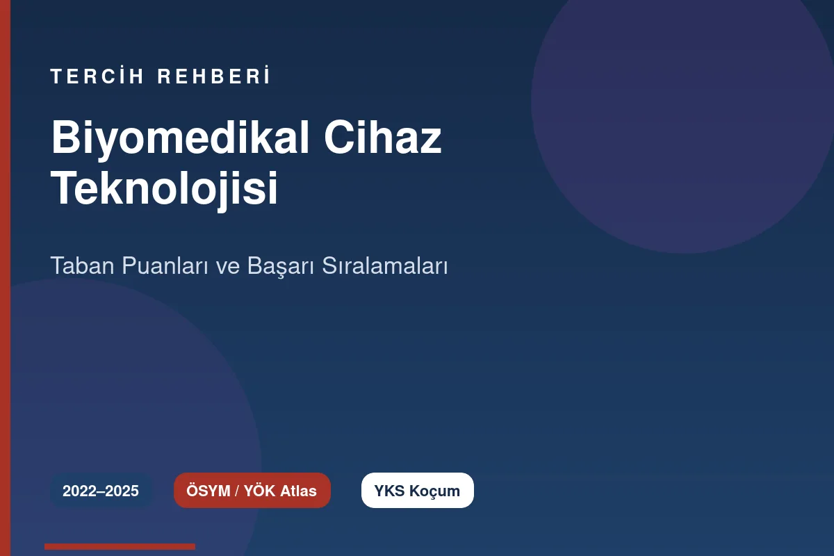 Biyomedikal Cihaz Teknolojisi Taban Puanları Kapak