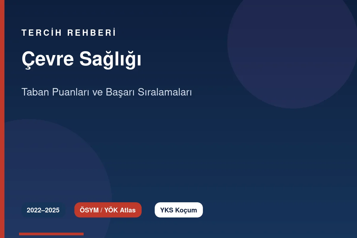 Çevre Sağlığı Taban Puanları Kapak