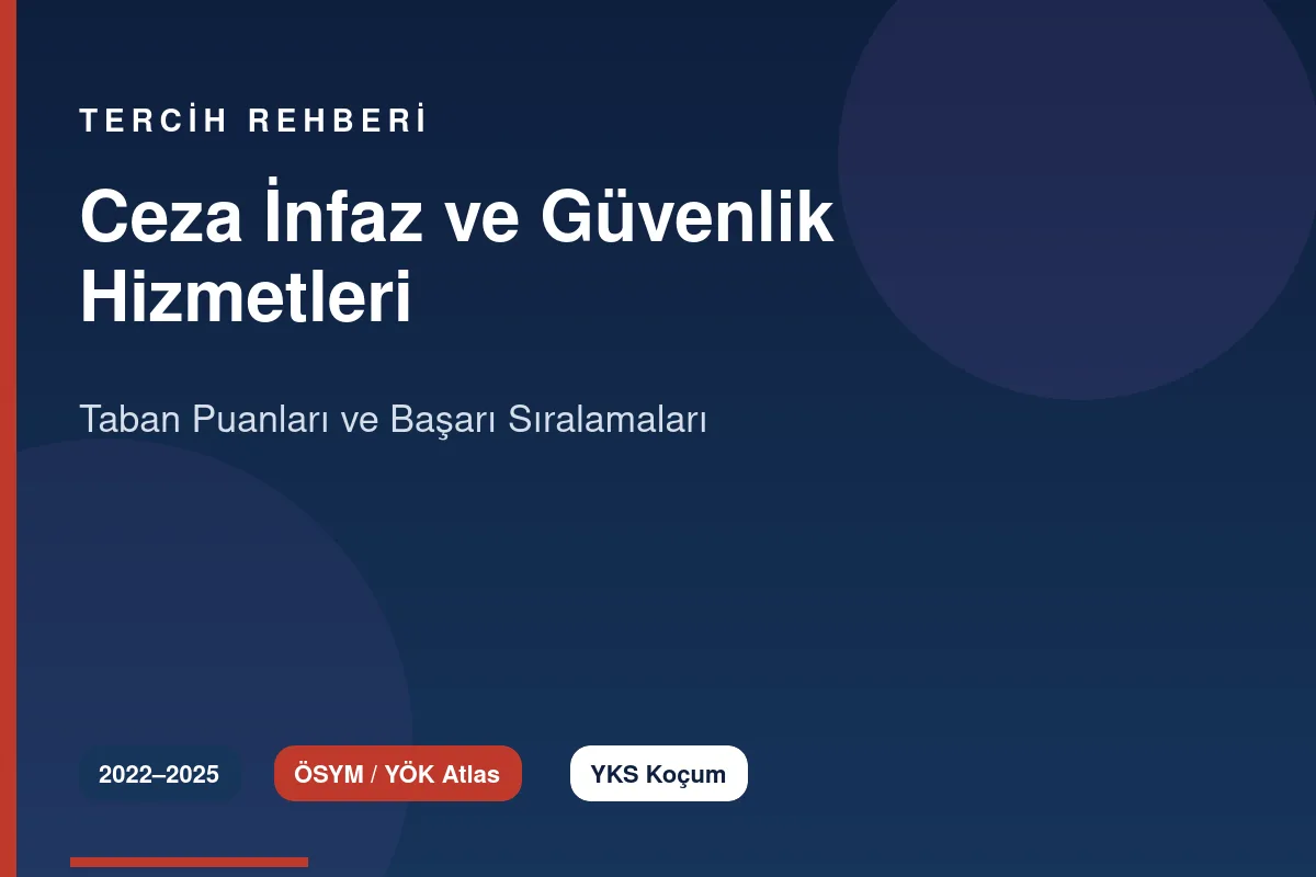 Ceza İnfaz ve Güvenlik Hizmetleri Taban Puanları Kapak
