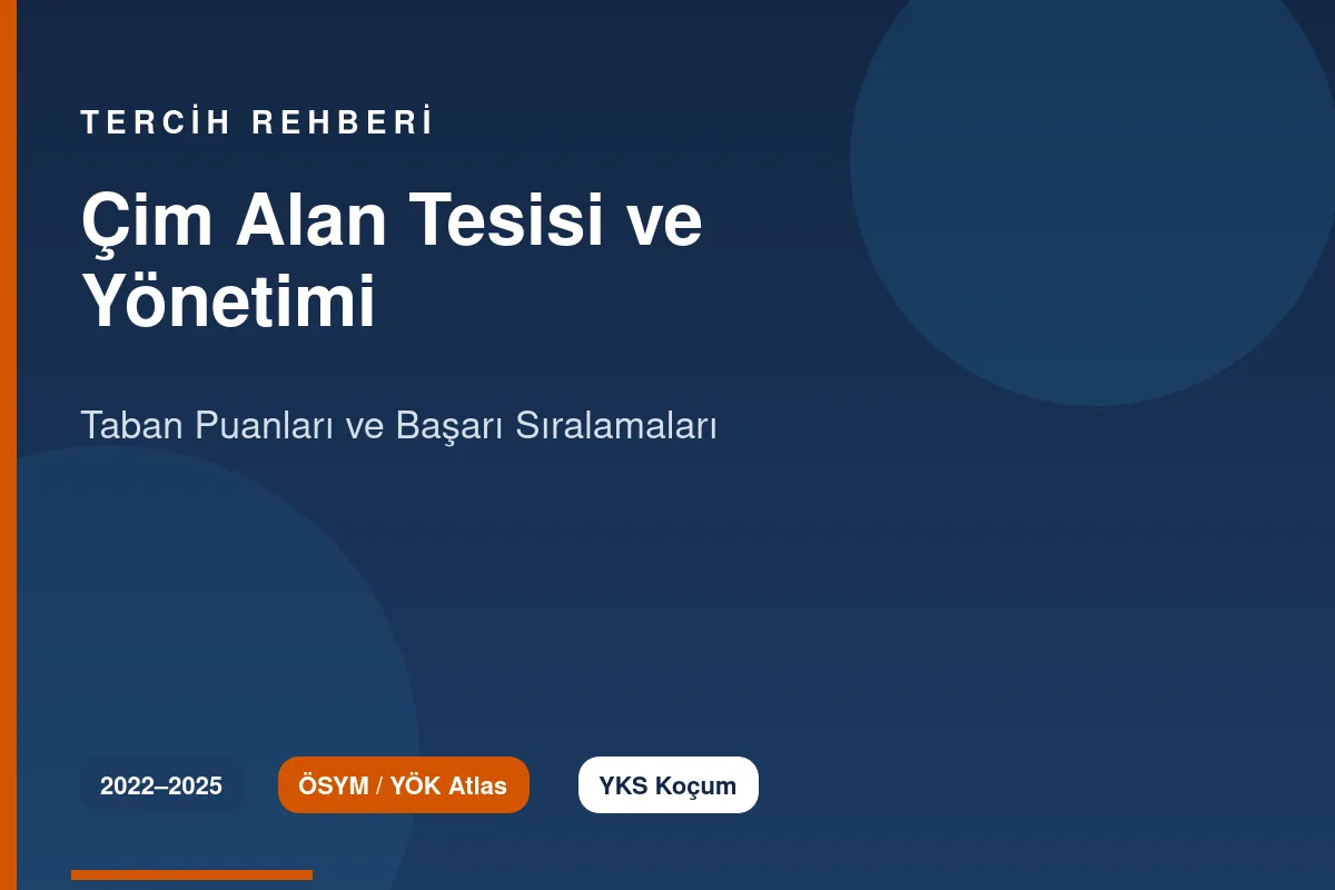 Çim Alan Tesisi ve Yönetimi Taban Puanları Kapak