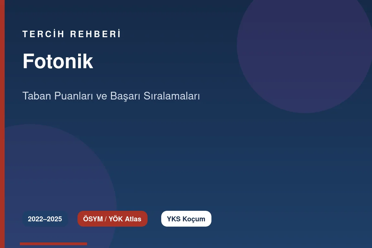 Fotonik Taban Puanları Kapak