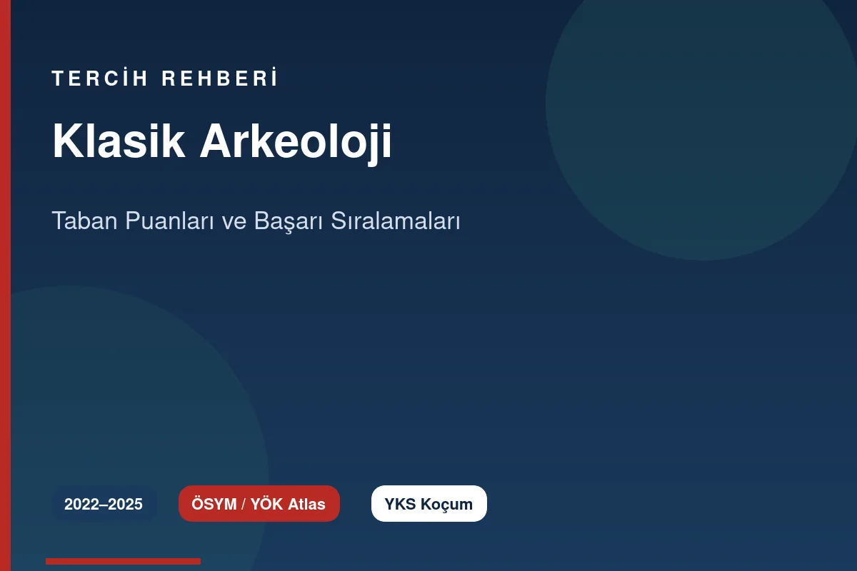 Klasik Arkeoloji Taban Puanları Kapak