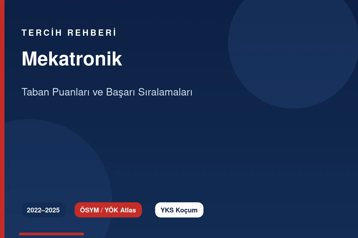 Mekatronik Taban Puanları Kapak