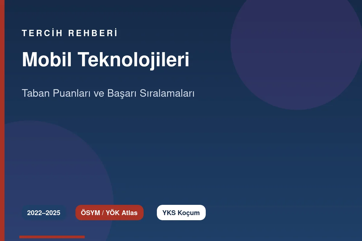 Mobil Teknolojileri Taban Puanları Kapak