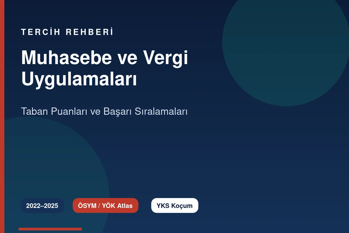 Muhasebe ve Vergi Uygulamaları Taban Puanları Kapak
