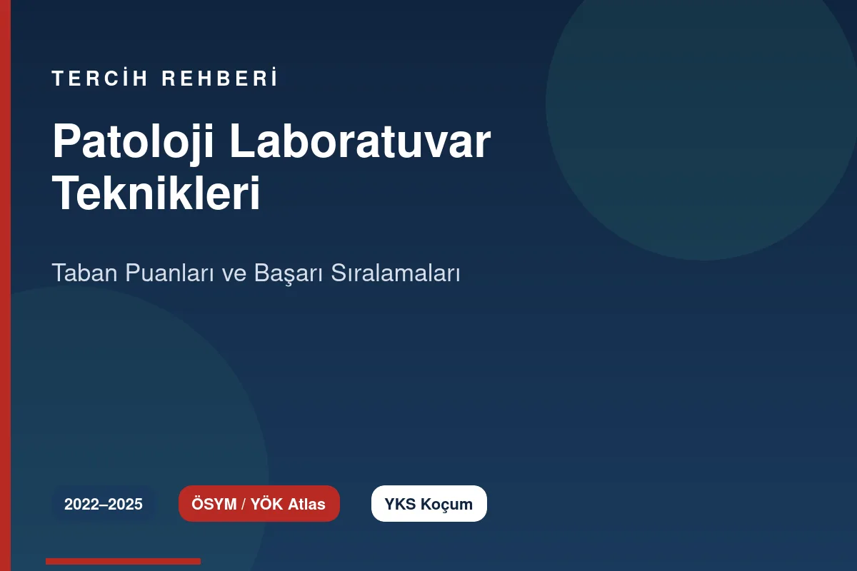 Patoloji Laboratuvar Teknikleri Taban Puanları Kapak