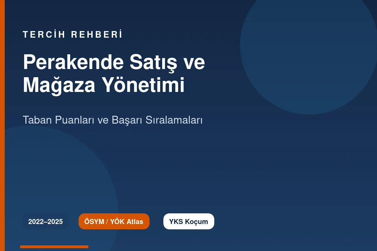 Perakende Satış ve Mağaza Yönetimi Taban Puanları Kapak