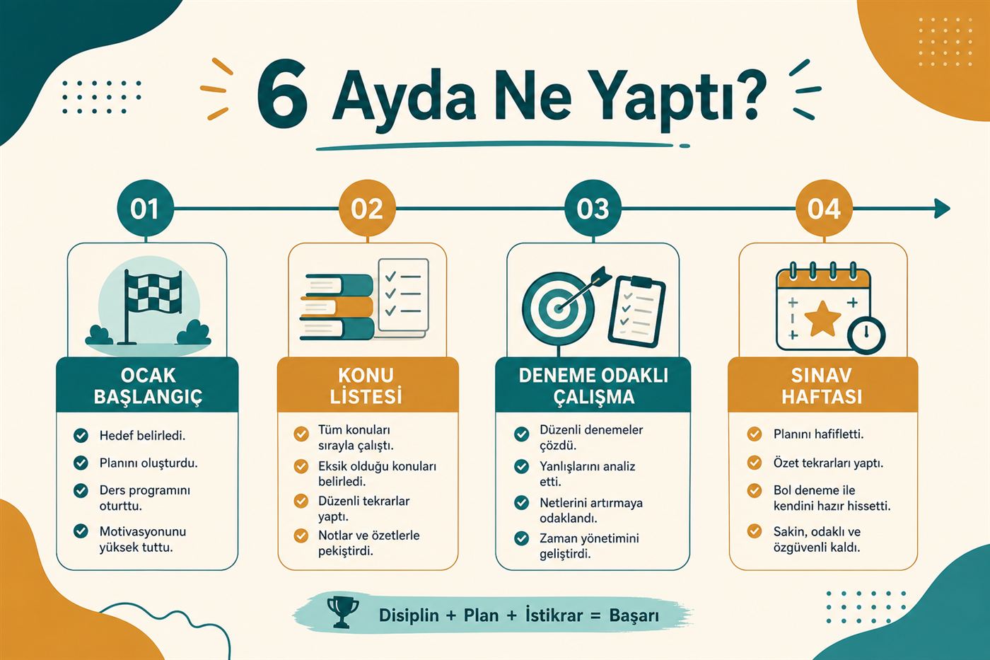 6 ayda ne yaptı? Yol haritası