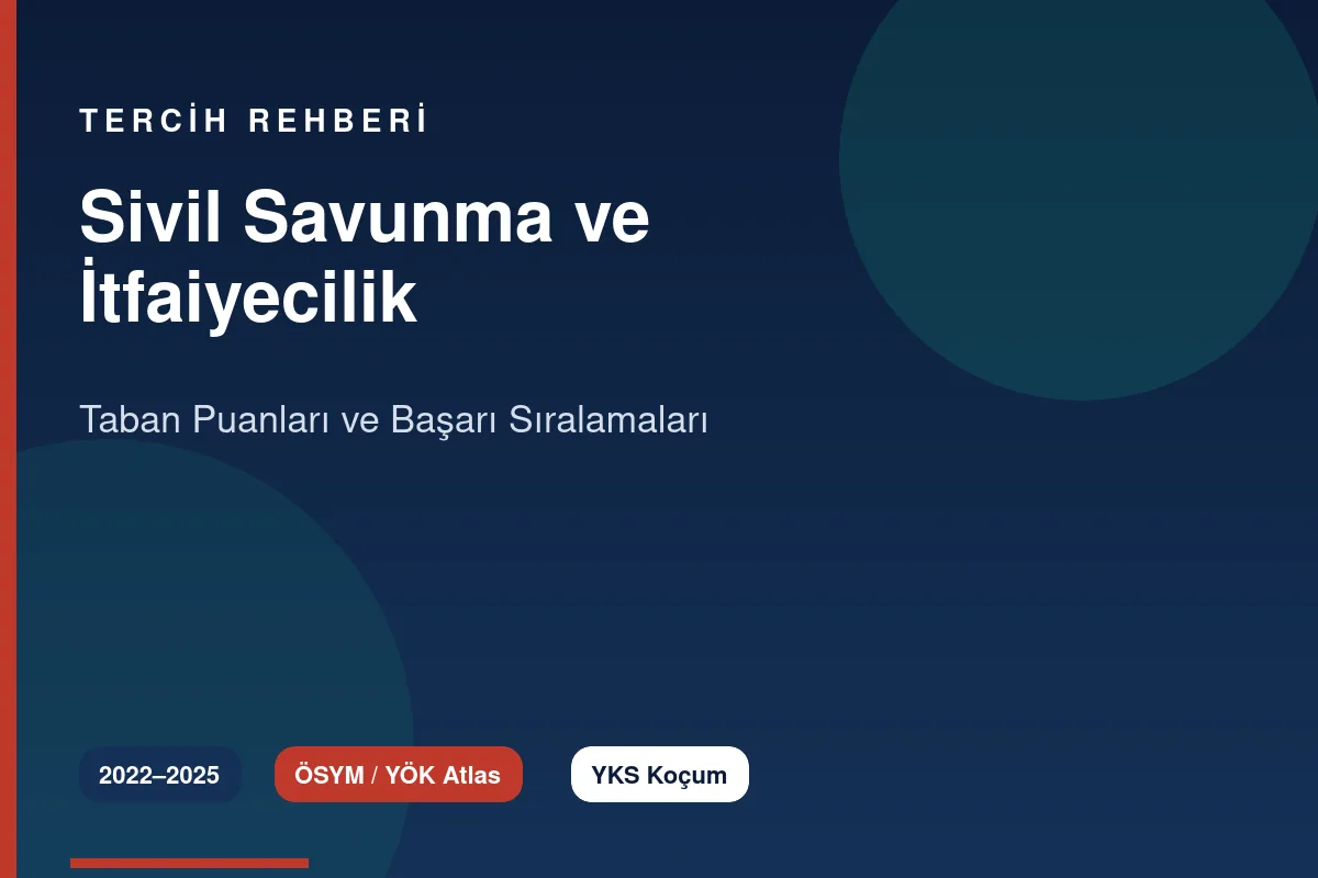 Sivil Savunma ve İtfaiyecilik Taban Puanları Kapak