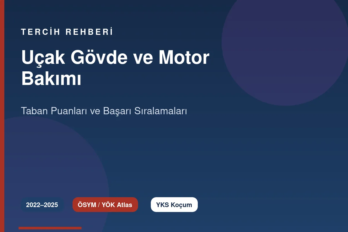 Uçak Gövde ve Motor Bakımı Taban Puanları Kapak