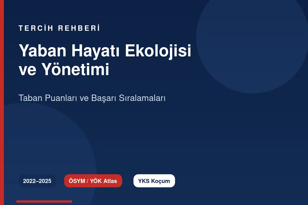 Yaban Hayatı Ekolojisi ve Yönetimi Taban Puanları Kapak