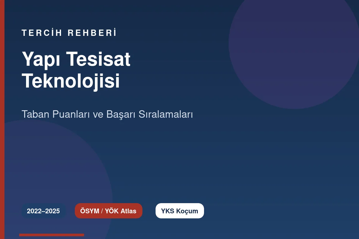Yapı Tesisat Teknolojisi Taban Puanları Kapak