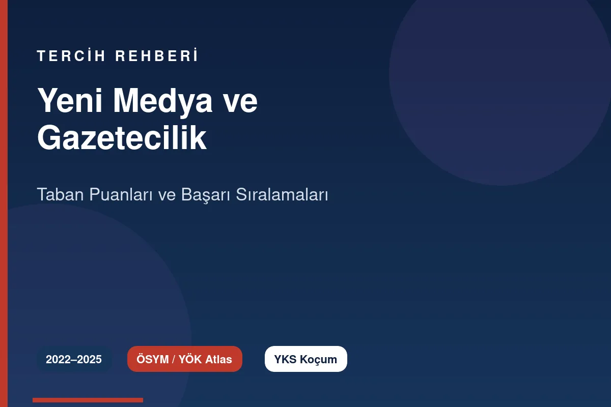 Yeni Medya ve Gazetecilik Taban Puanları Kapak
