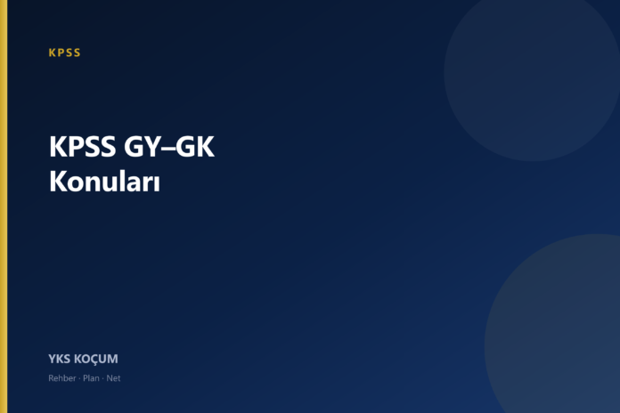 KPSS GY-GK kapak