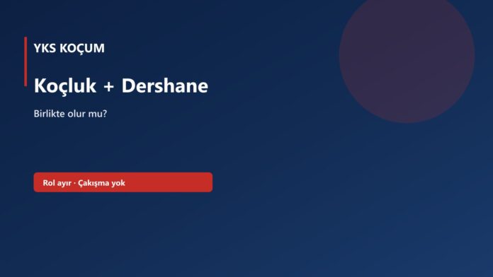 Koçluk + Dershane Koçluk + Dershane — YKS Koçum kapak görseli