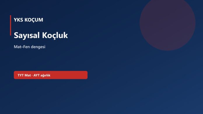 Sayısal Koçluk Sayısal Koçluk — YKS Koçum kapak görseli