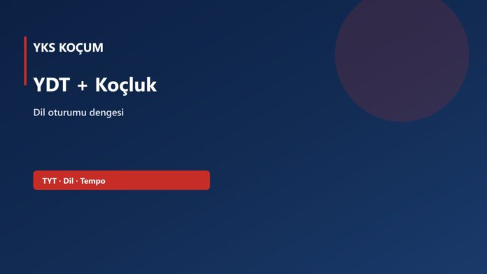 YDT + Koçluk YDT + Koçluk — YKS Koçum kapak görseli