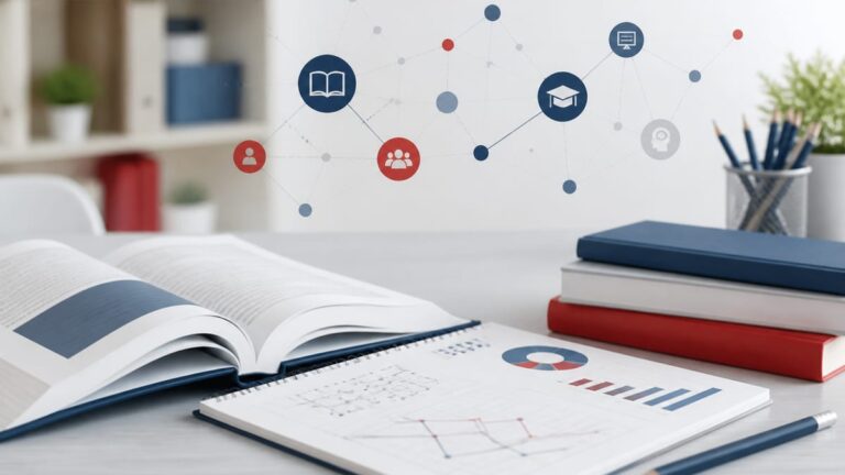 YKS 2028 Maarif Modeli: çalışma masasında kitap, not defteri ve grafik — soru havuzu yenilemesi kapak görseli