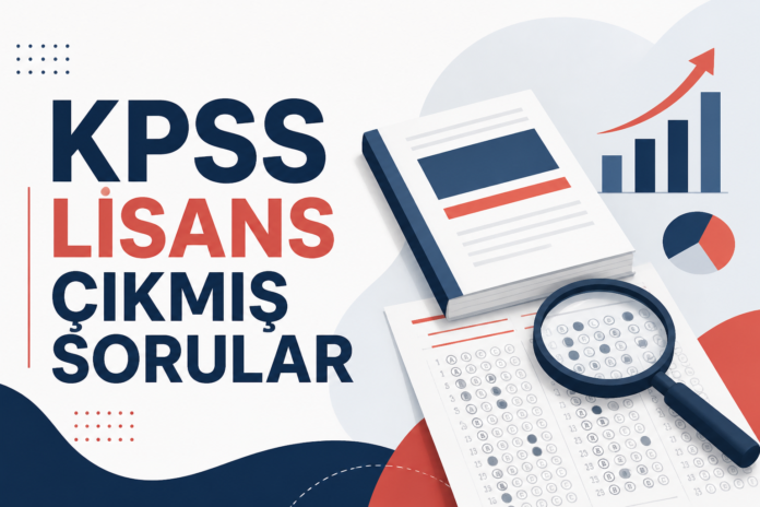 KPSS Lisans Çıkmış Sorular KPSS Lisans çıkmış sorular kitapçığı ve cevap kâğıdı